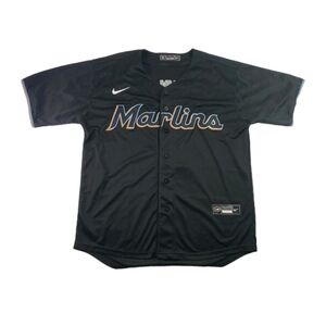 Nike Miami Marlins Jazz Chisholm Jr Stitched Jersey Size M